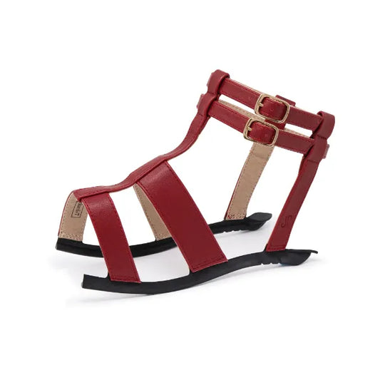 Solely Jane Jamaica Heel with Black Base Option - Red