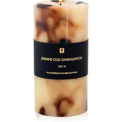 Lulu Candles (3x6 Pillar Candle) Highly Scented Premium Candles in Giftable Box for Home and Office 100% Cotton Wick Slow Burning & Long Lasting