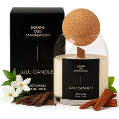 Lulu Candles  Luxury Scented Soy Jar Candle Hand Poured in The USA Highly Scented & Long Lasting .