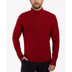 SPRING + MERCER Men's Ribbed Turtle Neck Sweater