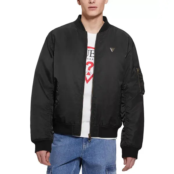 Men's John Bomber Jacket with Removable Hooded Inset