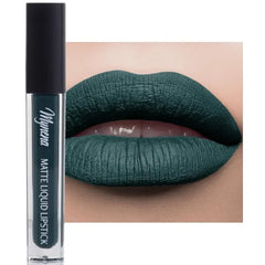 Mynena Liquid Matte Lipstick Long-Lasting Waterproof | Lightweight Comfortable Non-Drying | High Pigment Intense Color Lip Stain | Paraben-Free Talc-Free Vegan & Cruelty-Free