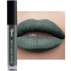 Mynena Liquid Matte Lipstick Long-Lasting Waterproof | Lightweight Comfortable Non-Drying | High Pigment Intense Color Lip Stain | Paraben-Free Talc-Free Vegan & Cruelty-Free