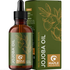 Maple Holistics Natural Oil for Hair & Skin, Natural Face Moisturizer and Nourishing Hair Oil - Use in DIY Skin Care for Dry Flaky Skin Hydration and as a Carrier Oil for Essential Oils Mixing