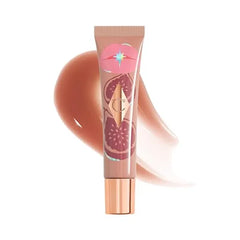 Charlotte Tilbury Healthy Glow Nectar Lip Oil – Sheer Tinted Lip Gloss Oil with Hyaluronic Acid & Vitamin E for High-Shine, Hydrated Lips