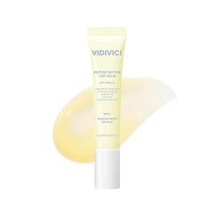 VIDIVICI Peptide Butter Tint Balm 10 Color Variants, Moisturizing Lip Tint with Melting Peptide Complex & Sheer Tinted Glow