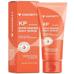 Vigority Keratosis Pilaris Treatment Cream with Lactic Acid KP Body Bump Exfoliating Moisturizer for Rough, Bumpy, Dry & Flakey Skin, Strawberry Legs