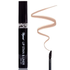 Mynena Peel Off Lip Stain & Liner with Hyaluronic Acid & Vitamin E | Tear Lipstick for Long Lasting Natural Matte Color Tattoo | Stay-On Tint for All-Day Wear