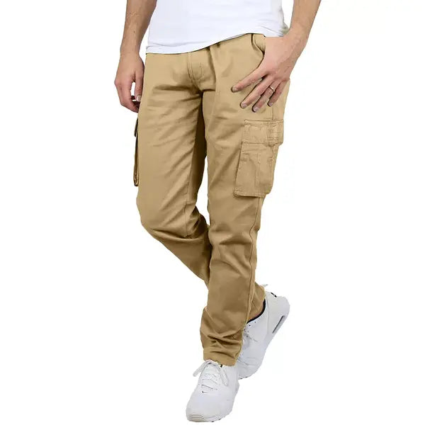Blu Rock Men's Flex Stretch Cargo Pants