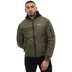 Men's Bomper Fleece Hood Bomber Jacket