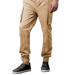 Galaxy By Harvic Men's Slim Fit Stretch Cargo Jogger Pants