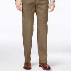 Hagger Men's Big & Tall Premium No Iron Khaki Pants
