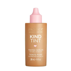 Pacifica Tinted Moisturizer – Kind Tint Serum, Lightweight Hydrating Foundation with Vegan Collagen & Hyaluronic Acid for Dewy Glow, Buildable Coverage, Vegan, 1 fl oz