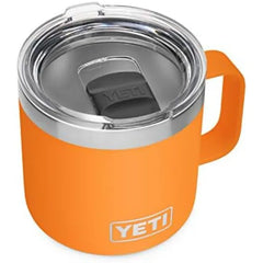 YETI Rambler 14 oz Mug, Vacuum Insulated, Stainless Steel with MagSlider Lid, Stainless | Vacuum Insulated, MagSlider Lid, Stainless