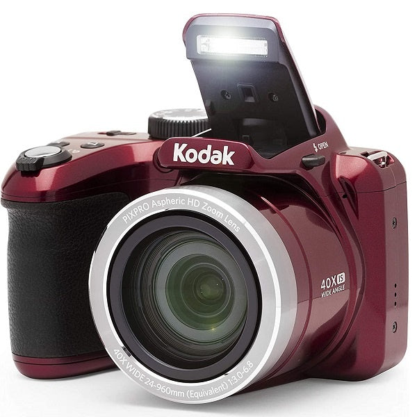 Kodak PixPro AZ401 Digital Camera with 16 Megapixels - Red
