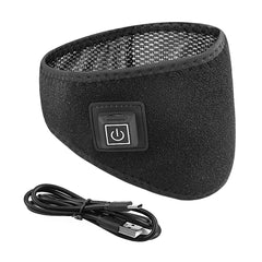 Komiseup Rechargeable Neck Warmer for Men & Women – Adjustable USB Heated Neck Protector with 3 Temperature Settings