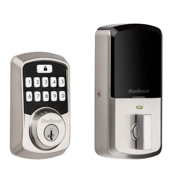 Kwikset Aura Bluetooth Keypad Smart Lock (99420-001) Satin Nickel
