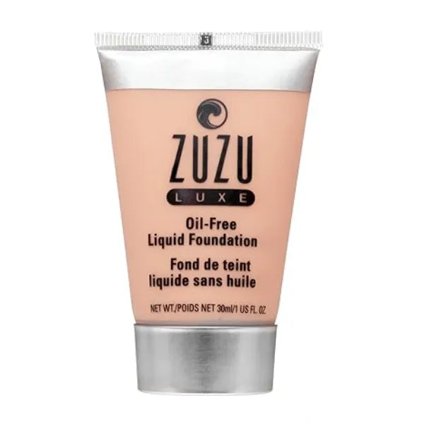 Zuzu Luxe,Oil Free Liquid Foundation ,1 fl oz,Infused with vitamins A,E, aloe to keep skin supple and resilient.Natural, Paraben Free,Non GMO.