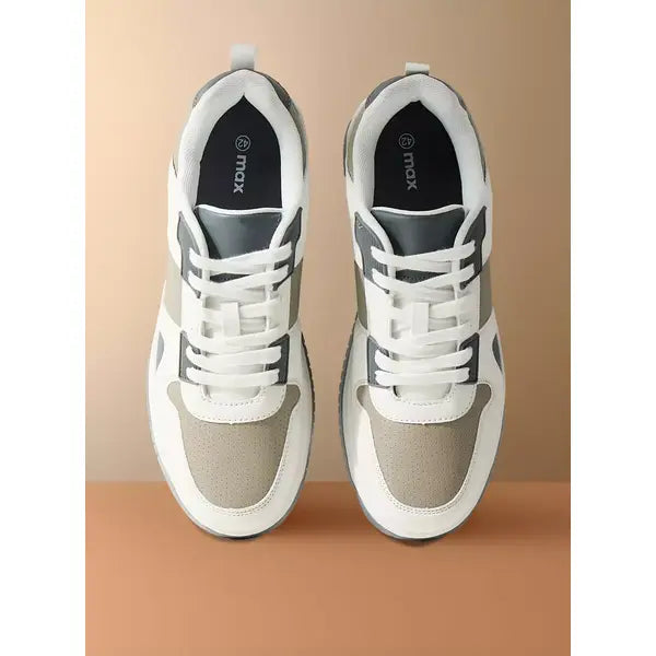 Panelled | Sneakers with Lace-Up Closure