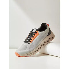 Textured Lace-Up Sneakers Multicolour