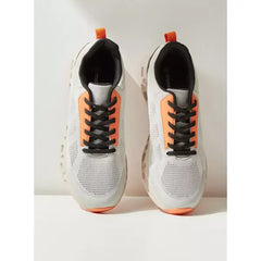 Textured Lace-Up Sneakers Multicolour