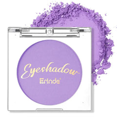 Erinde Eye Shadow, Matte Single Eyeshadow Pressed Powder Eyeshadow Makeup, Matte Shade Eyelid Color Eye Makeup for Women, High Pigment, Long Wear, Waterproof,