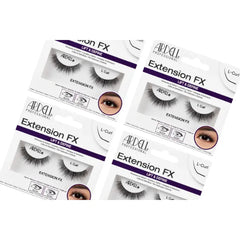 Ardell Lash Extension FX L Curl Lashes – Lift & Define Eyelashes, Natural Lashes for Hooded Eyes, Reusable Eye Lash, 4 Pack