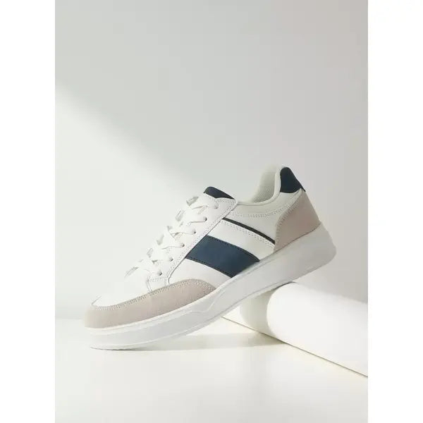 Panelled | Lightweight Lace-Up Sneakers