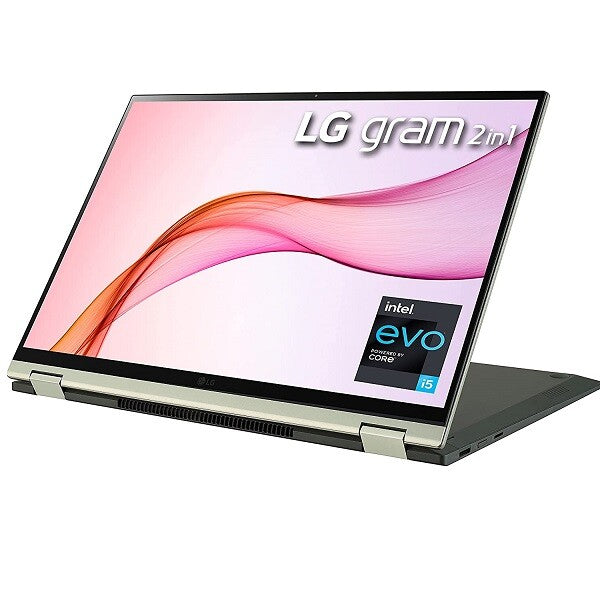LG Notebook Gram 16" (2560 x 1600) 2-in-1 Lightweight Touch Display Laptop(Core i5, 16GB RAM,512GB SSD) (16T90P-K.AAG7U1) - Green