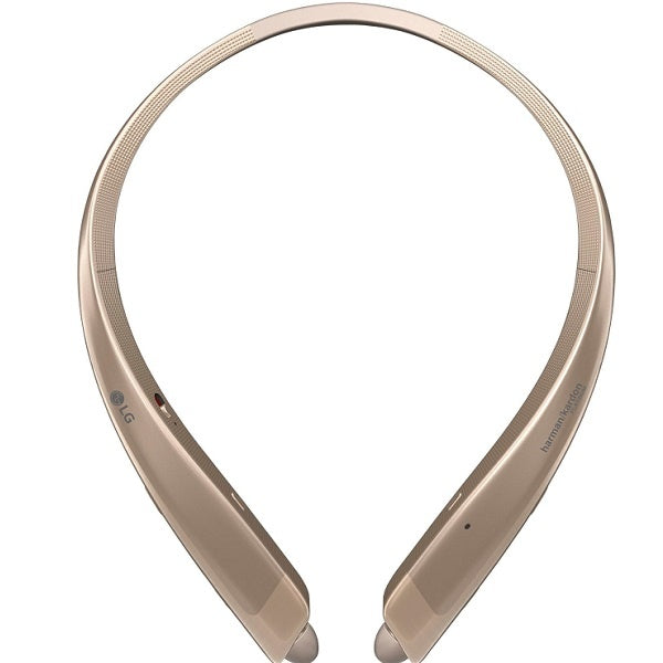 LG Tone Platinum Wireless In-Ear Neckband Headphone (HBS-1100) - Gold