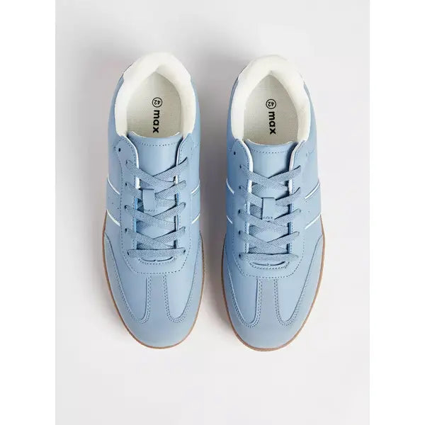 Plain | Lace-Up Sneakers