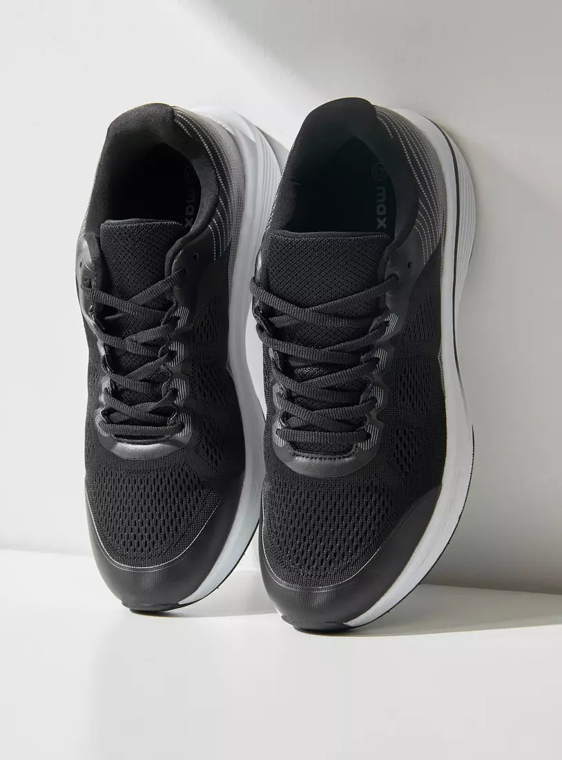 Textured | Sports Shoes with Lace-Up Closure