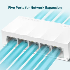 TP-Link LiteWave LS1005 5-Port 10/100 Mbps Desktop Switch