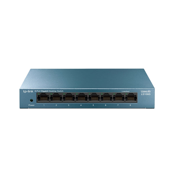 TP-Link LiteWave LS108G 8-Port 10/100/1000Mbps Desktop Network Switch