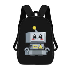 AHAHA Lank_y_box 17" Lightweight Backpack with Chest Strap, Multiple Pockets – Ideal for School, Travel, and Casual Use