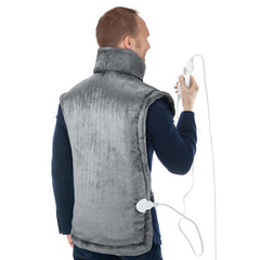 AITREE Electric Heating Pad 24"x40" for Back Ache Relief, 6 Heat Settings With 1.5H Auto Shut Off - Gray