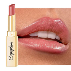 Depuplum Lipstick for Women Hydrate Glossy Lipstick Moisture Lip Gloss Sheer-Medium Coverage Shine Tinted Lip Balm for Dry Lips