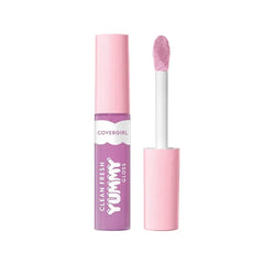 COVERGIRL Clean Fresh Yummy & Yummy Plumper Lip Gloss, Sheer, Natural Scents, Vegan Formula