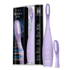 FOREO ISSA 4 Plus Sonic Electric Toothbrush + ISSA Hybrid Wave Brushead