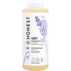 The Honest Company Foaming Natural Bubble Bath, Tear-Free, Hypoallergenic, Baby Wash, Lavender Calm, 12 fl oz