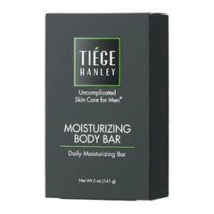 Tiege Hanley Daily Body Wash Bar Soap for Men With Vitamin E, Jojoba Oil, and Aloe to Cleanse, Hydrate, and Gently Exfoliate, Men's Shower Skin Care