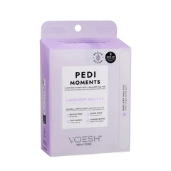 VOESH Pedi Moments, Two Sets of Pedi in a Box 4 Step + a Nail File, Spa Pedicure Kits, Nail Kit, At Home Pedicure Supplies, Self-Care Kit