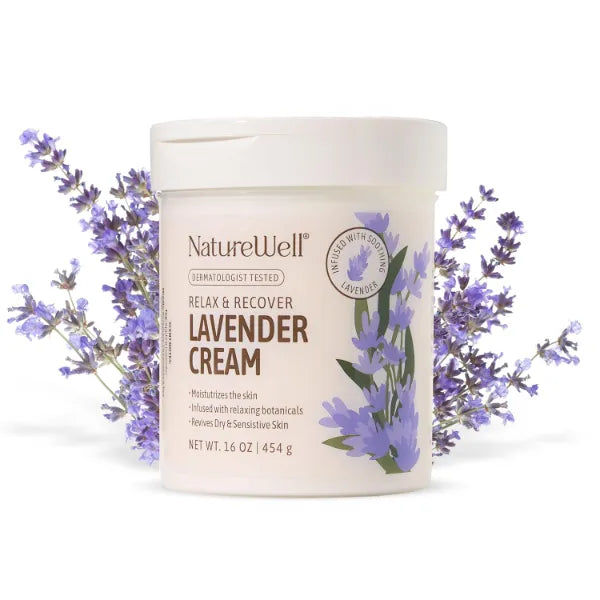 NATURE WELL Moisturizing Body Cream for Face, Body, & Hands - Infused with Natural Oils & Extracts to Restore Skin Moisture Barrier - 16 Oz