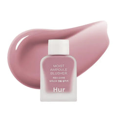 House of Hur Moist Ampoule Blusher with 50% Moisture Essence | Hydrating & Long-Lasting Blush | 0.33 fl. oz - 9 Shades