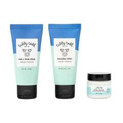 TUBBY TODD 3 Step Baby Bath & Skincare Routine The Regulars Bundle Baby Shampoo and Body Wash,Everyday Lotion & All Over Ointment Fragrance Free