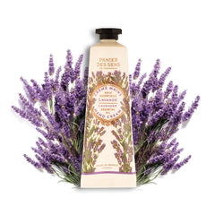 Panier des Sens - Small Hand Cream for Dry Cracked Hands - Mini Hand Lotion for Dry Skin - With Shea Butter and Olive Oil - Hand Care 97% Natural Ingredients - Travel Size 1 floz