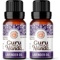 GuruNanda 100% Pure Essential Oils – Natural Undiluted Aromatherapy Oils for Diffusers, Massage & DIY (2 x 0.5 fl oz)