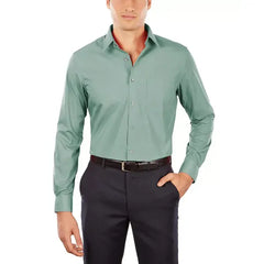 Van Heusen Poplin Men's Fitted Dress Shirt
