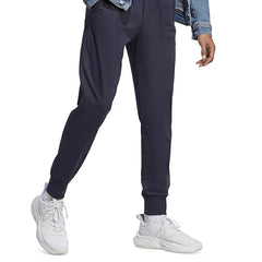 Adidas Men's Quick-Drying Fitted-Cuff Logo Pants