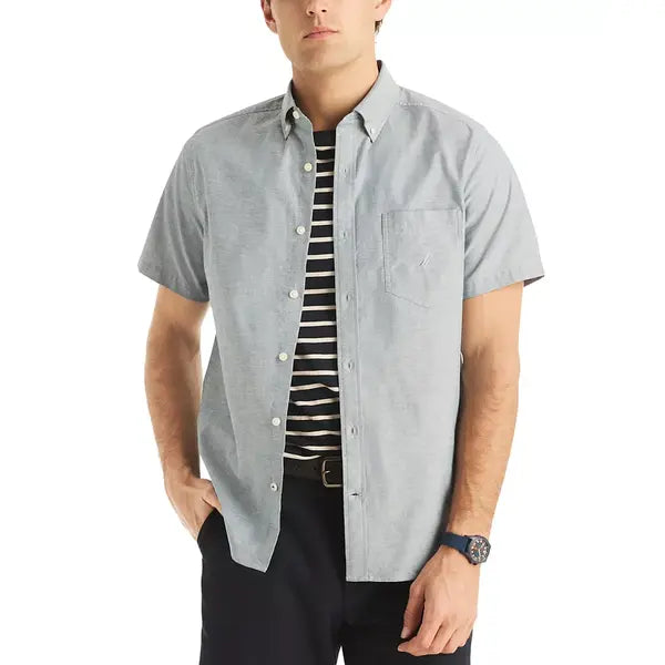 Nautica Men's Classic-Fit Stretch Button-Down Oxford Shirt